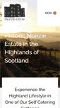 Mobile Screenshot of monzieestate.com